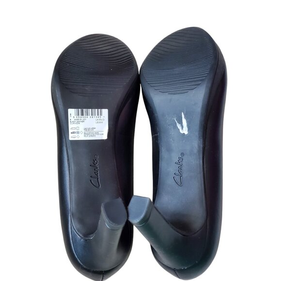Clarks Ambyr Joy Black Heel Shoes Women's US Size 9 - Picture 3 of 9